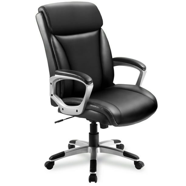 Black-Footrest Homy Casa Home Office Managerial Executive Chairs Racing Ergonomic Backrest and Height Back Adjustment Computer Gaming Chair with Pillows Recliner Swivel Lean Back Chairs